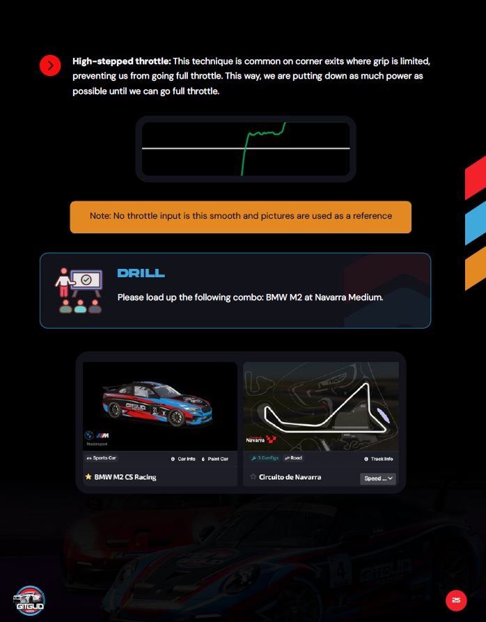 Sim racing book preview page